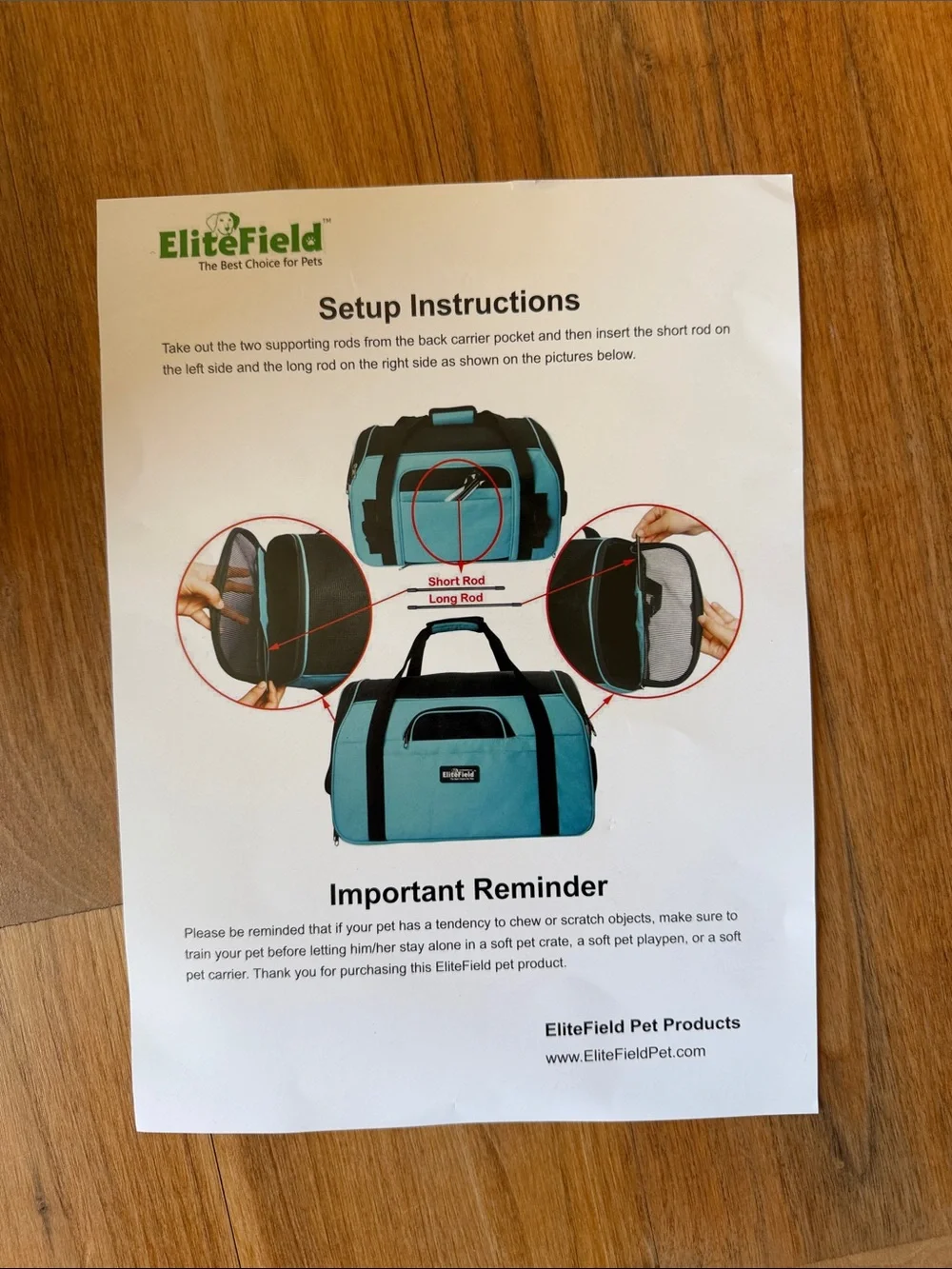 Teal Soft-Sided Cat Carrier with Mesh Venting